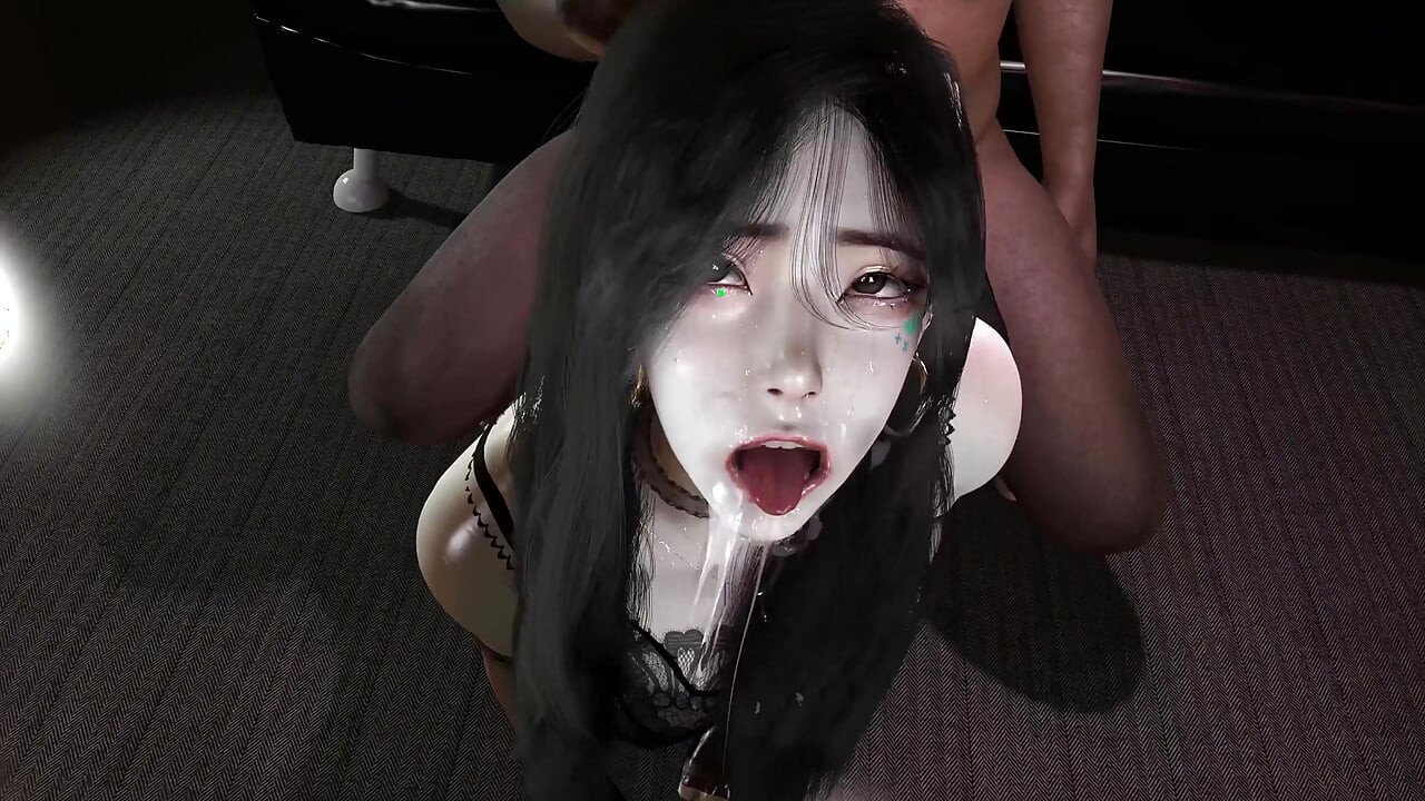 3d schlampe mit schneller geschwindigkeit mit großen möpsen hat zum ersten mal sex zu dritt | porno deutsch | anime porno